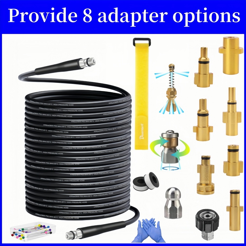 Vacuum Chamber Kit With Pump - 高圧下水道洗浄ホース,排水ジェットキット,ケルヒャー洗浄機ノズル,0.5〜50m