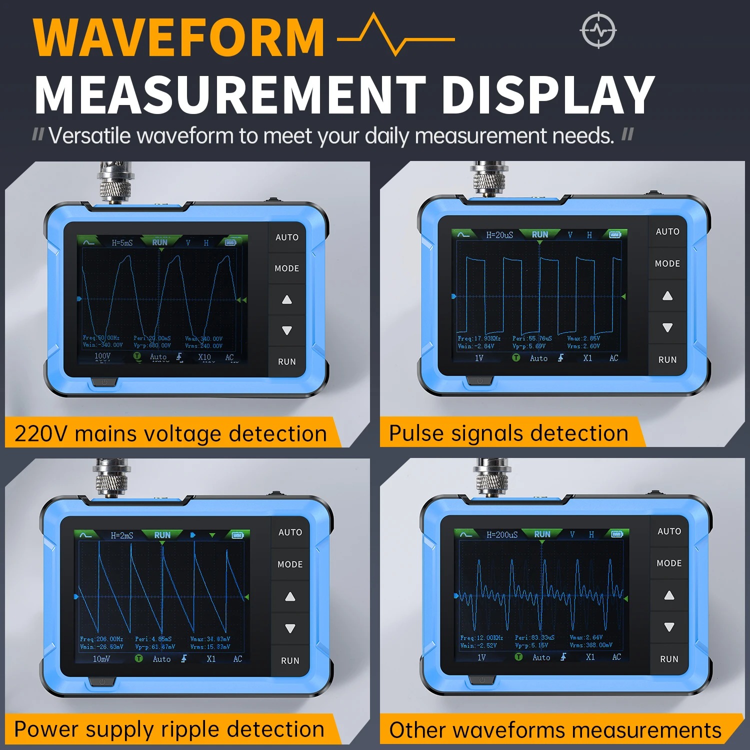 FNIRSI DSO510 新型 10MHz ミニハンドヘル - Fnirsi Digital Oscilloscope Handheld のレビューと価格