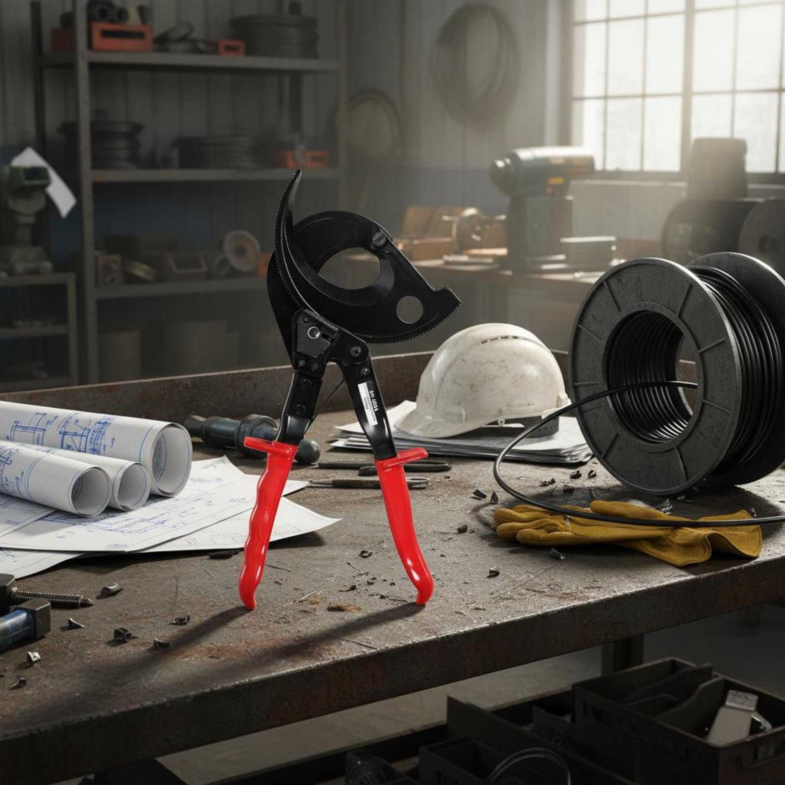 ラチェット式ケーブルカッター クイックリリース ヘビーデュー - Industrial Tools のレビューと価格