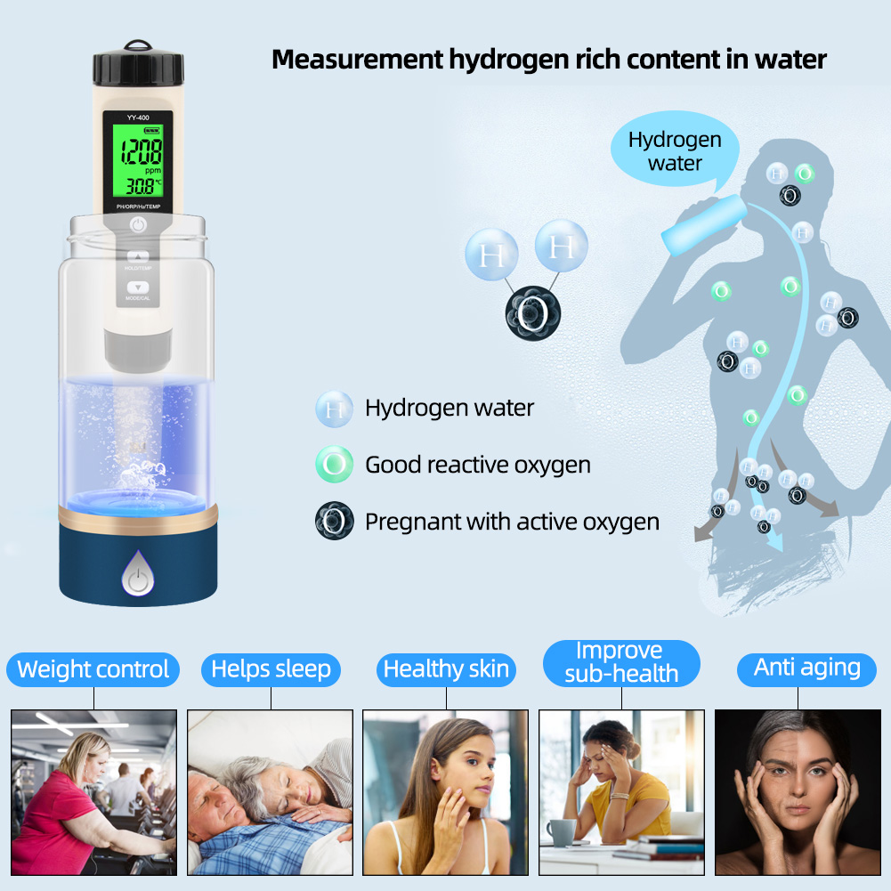 Yieryi YY-400 4-in-1 デジタル PH O - Ph Meter Digital Water Tester のレビューと価格