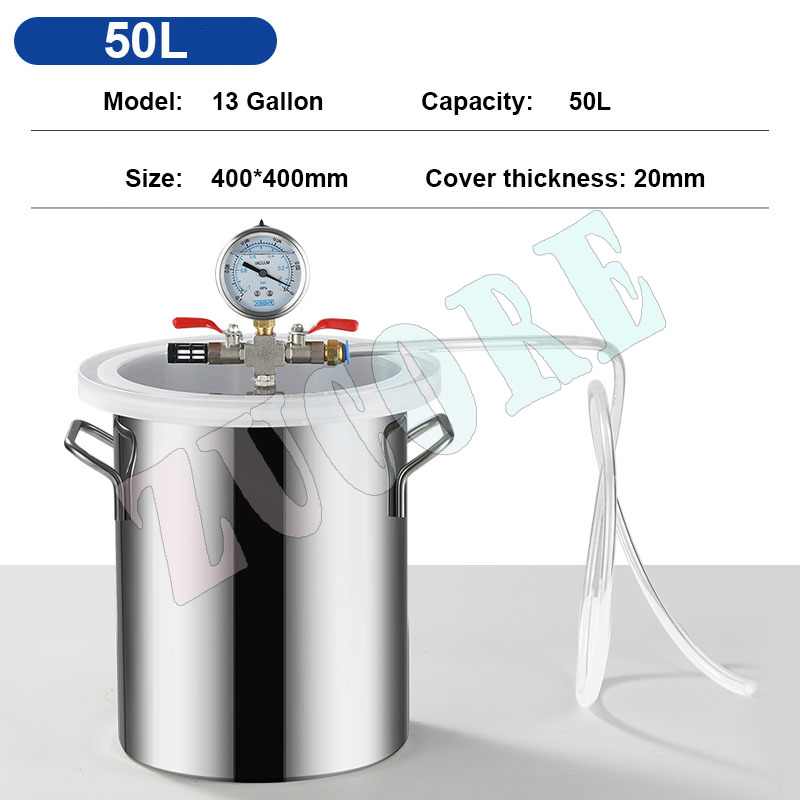 ステンレス鋼真空チャンバー 2/3/6/13 ガロン真空脱泡 - Vacuum Chamber Kit With Pump のレビューと価格