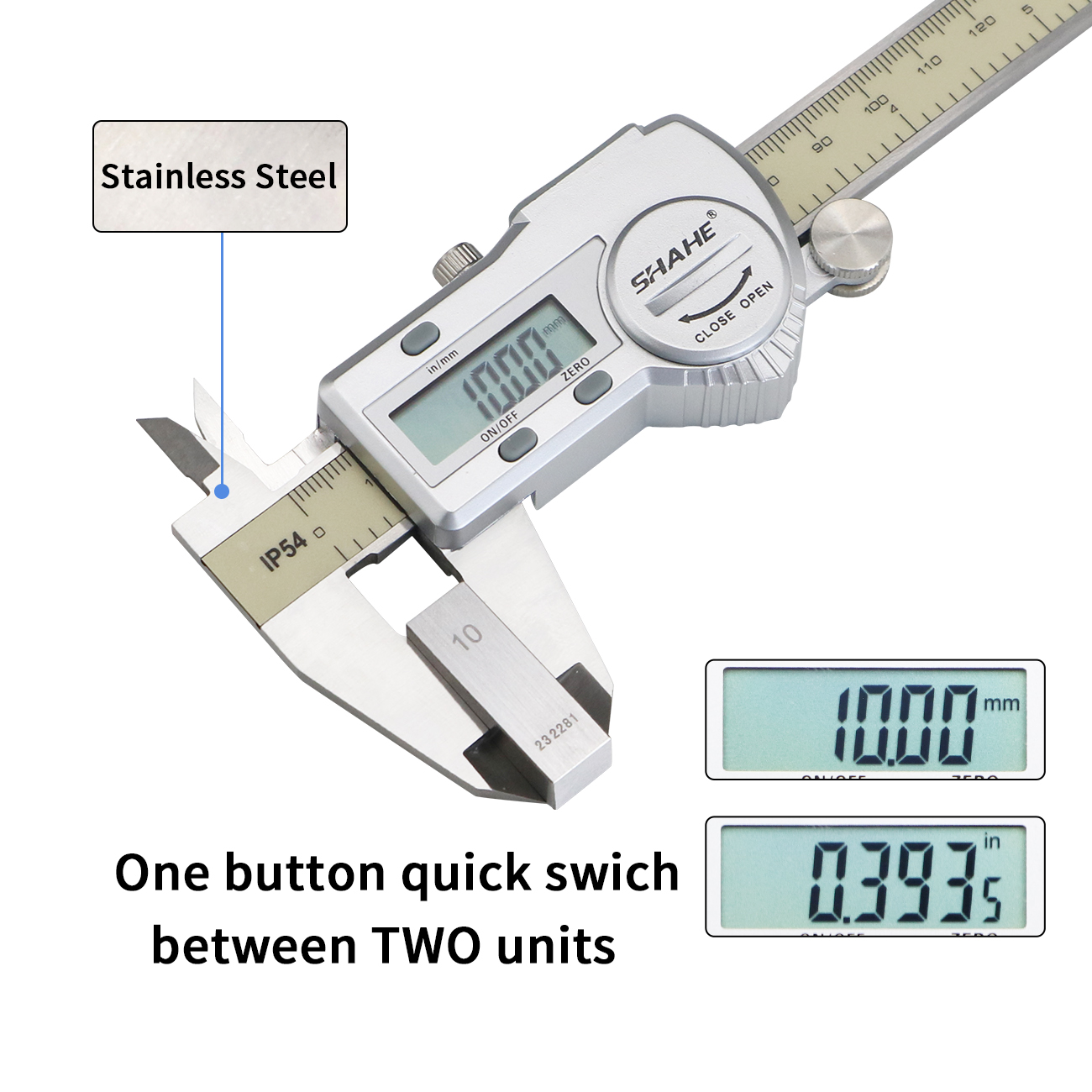 シャヘキャリパー 0-150mm バーニアキャリパー マイク - Digital Caliper 150Mm Stainless Steel のレビューと価格