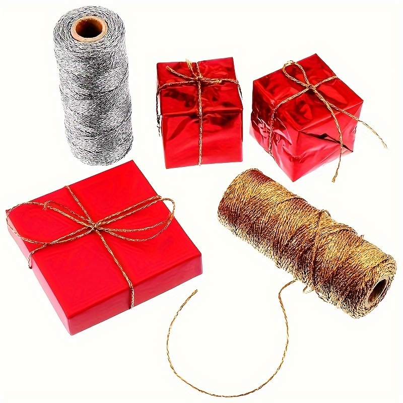 109ヤードの金と銀の手編みロープ - DIYクリスマスデコ - Packaging のレビューと価格