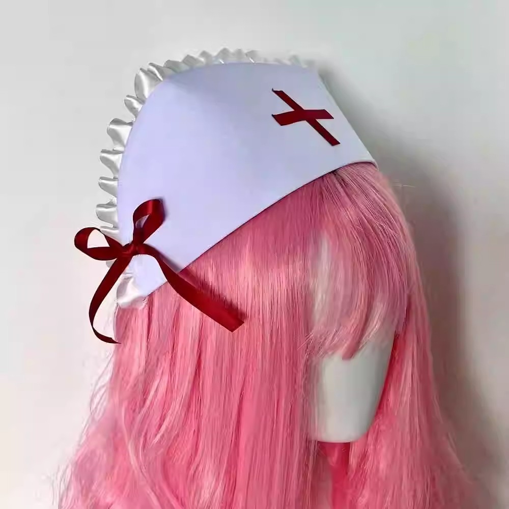 コスプレナースキャップ帽子アクセサリー小道具 y2k ガール - Medical Supplies のレビューと価格